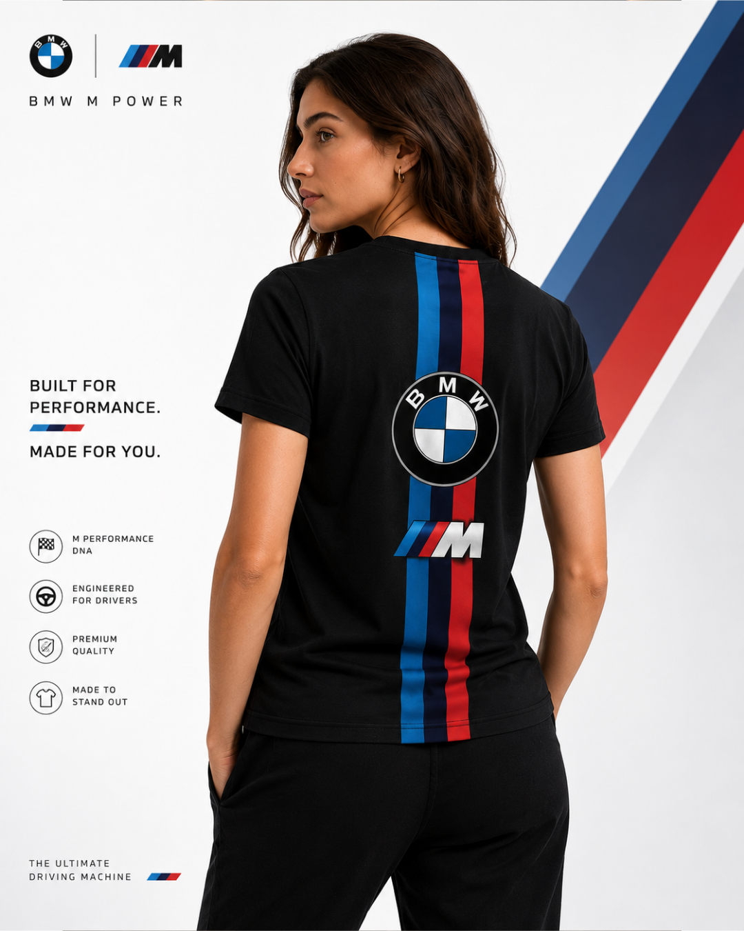 BMW M Series Unisex T-Shirt – Driven by Performance